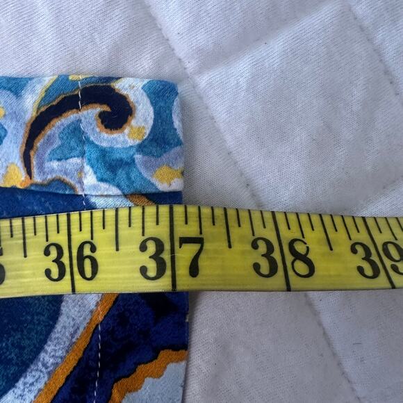 MAEVE ANTHROPOLOGIE Womens Pants 4 Rhiannon Satin Cropped Flare Bohemian Artsy - Picture 9 of 10